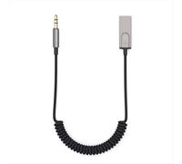 Adaptador Bluetooth 5.1 AUX para coche, cable USB a conector de 3,5 mm, manos libres