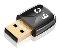 Adaptador Bluetooth 5.4, Plug & Play USB Bluetooth Stick Dongle (EDR y BLE) para PC, portátil, Ordenador de Escritorio, Compatible con Windows 11/10/8.1/7 (T60A)