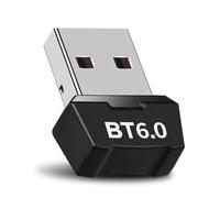 Adaptador Bluetooth 6.0 USB dongle para PC, memoria Bluetooth de alta velocidad con doble modo BLE, soporta hasta 5 dispositivos simultáneamente, gran alcance, baja latencia, compatible con Windows 11