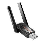 Adaptador Bluetooth 6.0 USB Dongle para PC, USB Bluetooth Stick para ratón, soporta hasta 5 dispositivos al mismo tiempo, gran alcance, baja latencia, compatible con Windows 11/10/8.1, antena doble