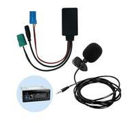 Adaptador Bluetooth 6 Pin para Automóvil - Conexión de Audio y Video USB C, Bluetooth 5.0 con Micrófono Integrado, Compatible con Otros Modelos de Radio