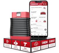 Adaptador Bluetooth OBD2, THINKCAR THINKDIAG BD6 OBD2 Diagnosis Con Todos Sistema + 5 Funciones de Reinicio (Bleed, Brake, Reinicio de Aceite, IMMO, ETS), Diagnosis Coche Multimarca Para IOS y Android