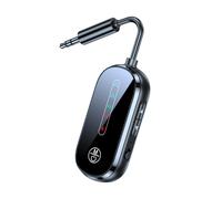 Adaptador Bluetooth para avión para 2 Airpods/auriculares, transmisor y receptor de audio Bluetooth 5.4, transmisor inalámbrico para TV Dual L