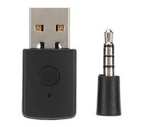 Adaptador Bluetooth para el transmisor del transmisor de Modo Dual Dongle inalámbrico, Adaptador de Audio Bluetooth USB C Mini con Soporte de micrófono de 3.5 mm, Auriculares,