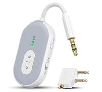 Adaptador Bluetooth, transmisor Bluetooth 5.3, receptor para TV, adaptador de auriculares Bluetooth con doble conexión, baja latencia, reducción de ruido, adaptador Bluetooth de avión para HiFi