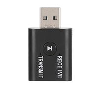 Adaptador Bluetooth USB, Adaptador Bluetooth 5.3 para PC, Enchufe y Reproducción, Receptor Bluetooth y Transmisor para Teclado, Mouse, Auriculares, Altavoces, Impresora
