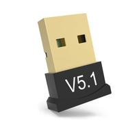 Adaptador Bluetooth USB para PC, Receptor Dongle Bluetooth V5.1, sin Controlador, para Windows 11/10/8.1/7, Linux, Computadora de Escritorio, Computadora Portátil, Mouse, Teclado