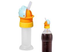 Adaptador Boquilla para Botella Agua Adaptador Reutilizable con Pajita