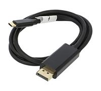 Adaptador USB-C a DisplayPort - Lanberg - CA-CMDP-10CU-0010-BK - 1 m - 4K - 60 Hz