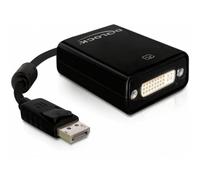 Adaptador Delock Enchufe Displayport &gt Toma DVI negra