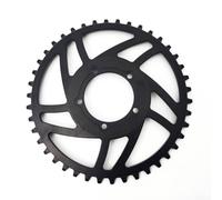 Adaptador Cadena 42D CNC para E-Bike para bafang HD Adaptador | Aleación 6061-T6, corte CNC para preciso, para resistencia, durabilidad extrema, rendimiento fiable(black-01/02)