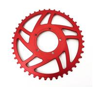 Adaptador Cadena 42D CNC para E-Bike para bafang HD Adaptador | Aleación 6061-T6, corte CNC para preciso, para resistencia, durabilidad extrema, rendimiento fiable(red- 01/02)