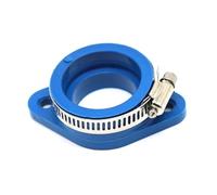 Adaptador Carburador Motocicleta, Interfaz Color Universal PE Colector Admisión Aire Para PWK21-34 Mm, Funda Para UTV ATV Carburador Moto(Blue 32 34mm)