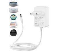 Adaptador Cargador 15W para Alexa Echo Dot 3ª/4ª/5ª Gen, Echo Dot con Reloj, Echo Dot Kids, Echo Show 5 (1ª/2ª Gen), Echo Spot, Echo Pop, TV Cube - Fuente de alimentación 12V Cable 2M