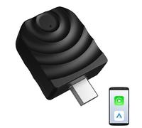 Adaptador CarPlay inalámbrico 2 en 1 para iPhone y Android Auto - Plug & Play, conexión rápida, Compatible con Coches 2016+, Apple CarPlay Dongle para iOS
