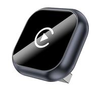Adaptador CarPlay inalámbrico 2 en 1 para Toyota Spade Porte Supra, Compatible con Android Auto, Bluetooth 5.0, conexión rápida y Estable,D/Grey