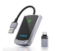 Adaptador Carplay Inalámbrico - Carplay Inalámbrico Dongle Convierte Carplay con Cable a Inalámbrico, Plug and Play, 5,8 GHz Wireless Carplay Adapter para Coches de 2015+