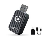 Adaptador Carplay Inalámbrico, actualización 2025 Wireless CarPlay para Coches, Convierte Adaptador Carplay con Cable a Inalámbrico para Control Inalámbrico Plug & Play Carplay Compatible iOS 10+