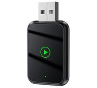 Adaptador CarPlay Inalámbrico para Dodge Charger 2017-2019 2020 2021 2022 2023 2024 2025 2026, Adaptadores Inalámbricos Carplay 2 en 1 Android Auto Adaptador Car Play,A-Black