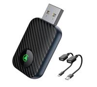 Adaptador Carplay Inalámbrico para Ferrari Portofino M Roma 812 Superfast 296 GTB SF90 Stradale, Convierte con Cable a Inalámbrico 2 en 1 Plug Play Adaptador CarPlay,F