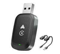 Adaptador CarPlay Inalámbrico para MG ZS Hybrid+ Luxury 2025 2026, Convertidor CarPlay con Cable a Inalámbrico, Conexión Automática, Plug and Play,Black