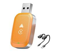 Adaptador CarPlay Inalámbrico para MG ZS Hybrid+ Luxury 2025 2026, Convertidor CarPlay con Cable a Inalámbrico, Conexión Automática, Plug and Play,Orange