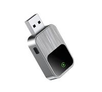 Adaptador CarPlay Inalámbrico para Mitsubishi Eclipse Cross 2018 2019-2024 2025 2026, Adaptador Inalámbrico CarPlay y Android Auto, Adaptador Bluetooth,Silver