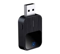 Adaptador CarPlay Inalámbrico para Odyssey Passport Pilot Ridgeline Fit, Receptor Bluetooth Coche 5.3 y WiFi Mini Conversor Cable a Inalámbrico Pantalla Original,A/Black