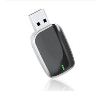 Adaptador Carplay Inalámbrico para Toyota Corolla Hatchback 2019 2020 2021 2022 2023 2024 2025, 2 EN 1 Convierte Adaptador Carplay con Cable a Inalámbrico para Control Inalámbrico Plug & Play Carplay