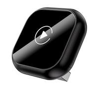 Adaptador Carplay para Renault Captur 2010-2026, Plug & Play, USB A/Tipo C, Actualización OTA WiFi 6/BT 5.4 Conexión automática en 5s,A/Black