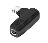 Adaptador CC Hembra a USB Tipo C: Entrada a Conector de Carga de alimentación USB Tipo C Macho, Transferencia de energía rápida y Estable a Audio de computadora portátil y Auriculares Bluetoth, soluc