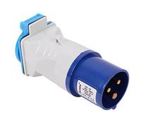 Adaptador CEE a Schuko 200 - 250 V, 16 A, 3 polos, 12 cm, IP44 para caravanas, Caravon o autocaravanas