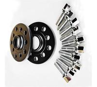 Adaptador Centrado Buje Coche 20mm 5x112 CB = 57,1 Espaciador Rueda Pernos Bola Ensanchados 14x1,5 Para Bora Para Polo Para Jett(Black-20mm)