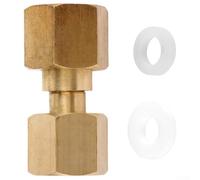 Adaptador CGA-320 a CGA-580 para regulador de tanque a argón para - Conector de transferencia de cilindro de gas de latón forjado para soldadura industrial, incluye junta de sellado