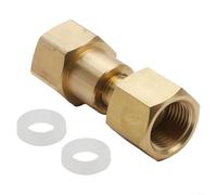 Adaptador CGA320 a CGA580 para cilindros de gas argón, conector de latón diseñado para soldar reguladores de gas y medidores de flujo Entrega de gas segura y estable
