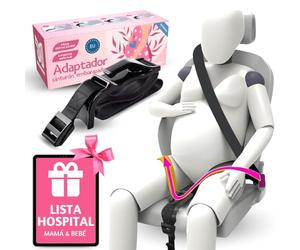 Adaptador Cinturon De Seguridad Para Embarazada. Ajustador Homologado Para Maternidad, Protege A Tu Bebe En El Coche De Impactos, Presiones. Anclaje Premama Embarazo.