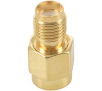 Adaptador coaxial RF de 2 piezas, SMA hembra a RP-SMA macho