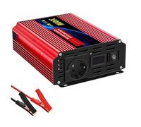 Adaptador Coche con Enchufe Europeo Pantalla LED Inversor Potencia Onda Sinusoidal Pura 6000 W CC 12 V A CA 230 V/240 V 50 Hz Transformador(3500W EU)