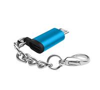 Adaptador Combi Adaptador USB Micro USB Tipo C Hembra a Micro USB de de Carga Suppert Cargador de sincronización de Convertidor de energía Puerto de Carga Adaptador Lavabo (Blue, One Size)