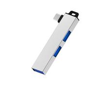 Adaptador compacto USB 3.0 tipo C a 3 concentradores USB, divisor USB con 1 USB 3.0 + 2 puertos USB 2.0 para portátiles y tabletas