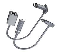 Adaptador compatible con conector de enchufe a RJ45, de goma y cobre, de núcleo único de 26 AWG a RJ45.