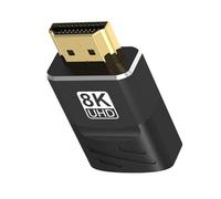 Adaptador compatible con HDTV 8K60hz Convertidor de señales digitales para doble conexión de dispositivo, resistente a interferencias compatible con Hdtv, sincronización de vídeo auditiva