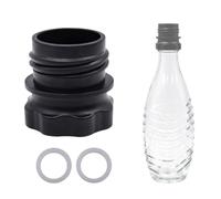 Adaptador compatible para botellas de cristal de 0,7 l - apto para Sodastream Terra, DUO, ART, Gaia, Fizzi, G100