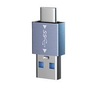 Adaptador, concentrador de transmisión de alta velocidad de 100 Gdps, adaptador USB a USB C, codo tridimensional macho a hembra, codo tridimensional de tarjetas y lector de tarjetas de