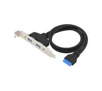 Adaptador Conceptronic EMRICK11B USB 3.0 Interno 19-Pines a 2 Puertos USB-A Hembra Negro