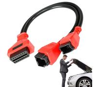 Adaptador conector pin - Cable de derivación de seguridad compacto FCA 30x1,5x1 cm, adaptador cable para Plus MaxiSYS IM608 X431V | Lector de códigos portátil y robusto para la herramienta de escaneo