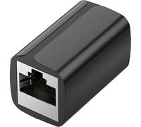 Adaptador - Conector RJ45 Cat7 FTP/H Negro, Compatible con Redes de Alta Velocidad, Fabricado en Materiales duraderos, Ideal para Conexiones estables.* #*