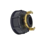 Adaptador contenedor IBC - conector in, rosca S60x6 | Junta resistente al tubo de, adaptador para el tubo del tambor de agua para depósito externo, riego doméstico, recogida de