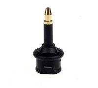 Adaptador Conversor de Fibra Optica Toslink Hembra a Jack Mini 3,5mm Macho 2413