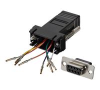 Adaptador - StarTech.com GC98FF Adaptador Conversor Modular DB9 Serie a RJ45 Hembra a Hembra